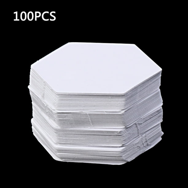 100Pcs Hexagon Templates for Patchwork Paper Quilting Sewing Craft DIY Six Sizes